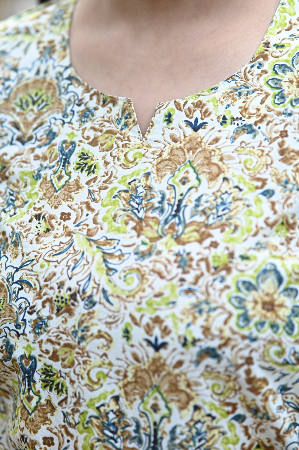 Adorable  floral cotton Kurti