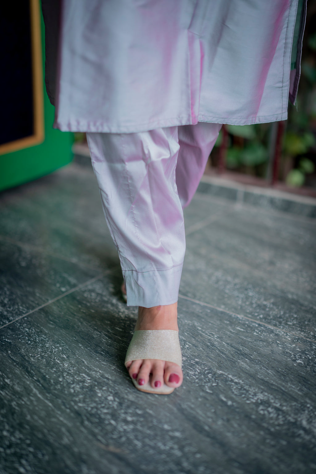 Iniyazh Semi Kanchi silk vegan Suit Set