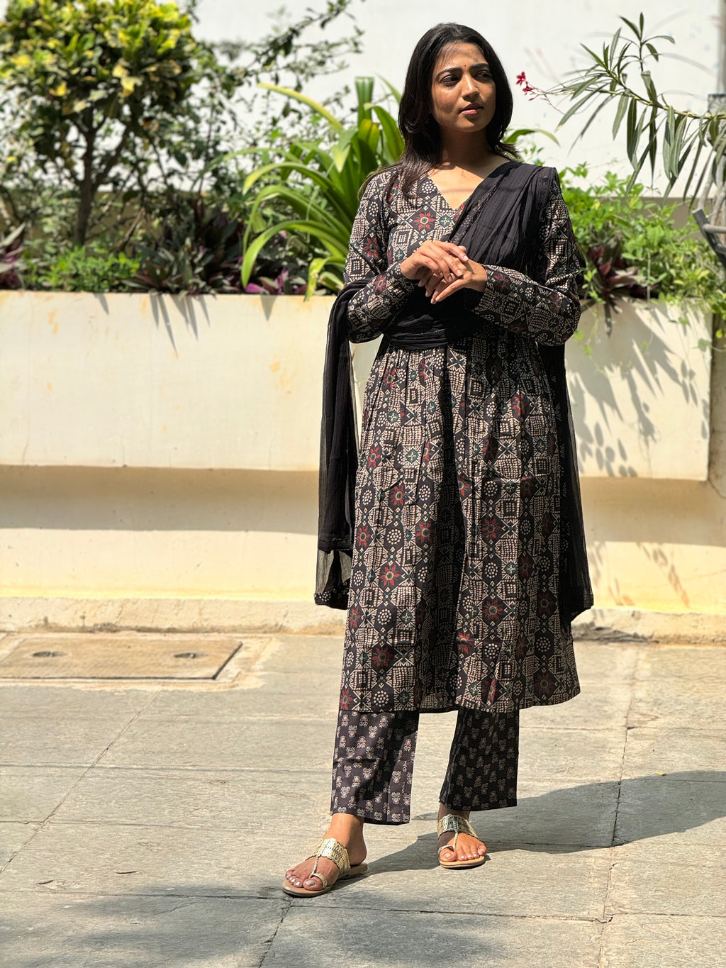 Dhwali Cotton Suit Set