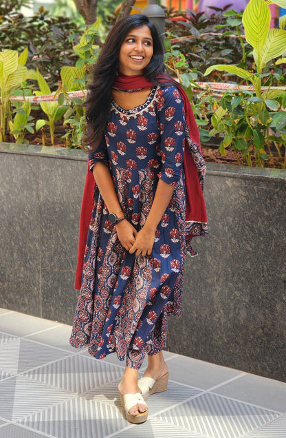 Megha Anarkali Suit Set - TADA