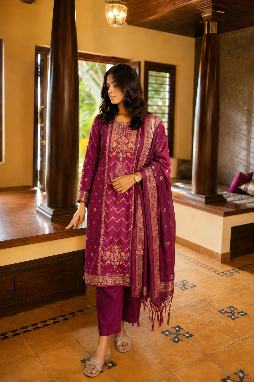 Mahathi Silk Cotton Suit Set