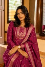 Mahathi Silk Cotton Suit Set