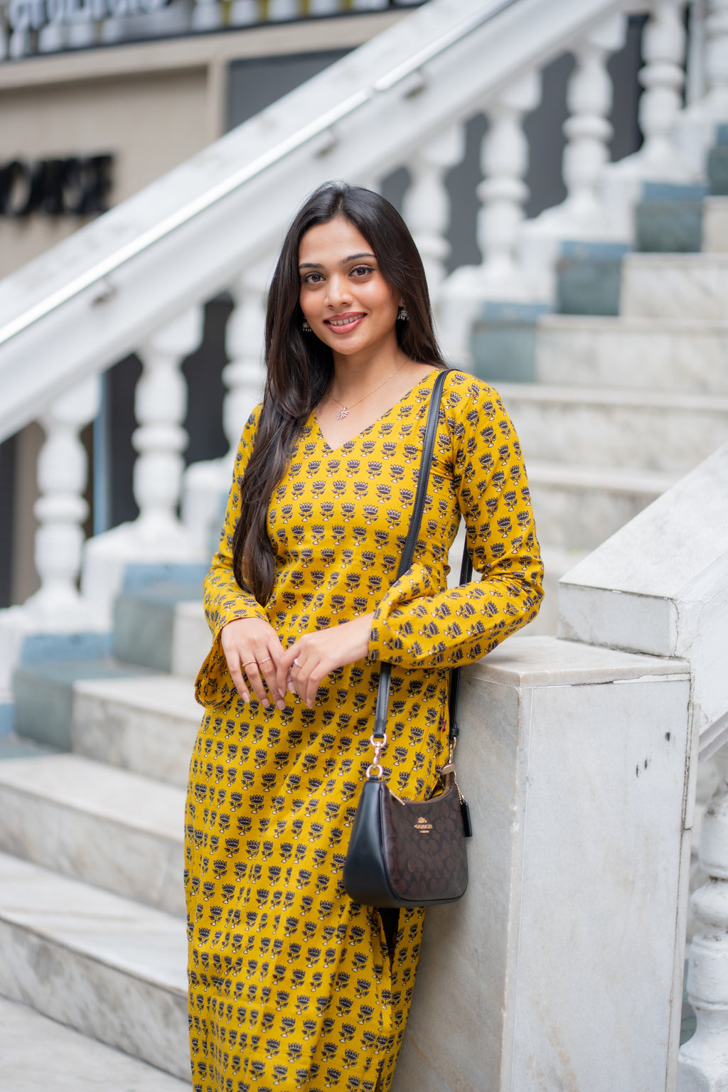 Sachi Cotton Handblock Printed Kurti