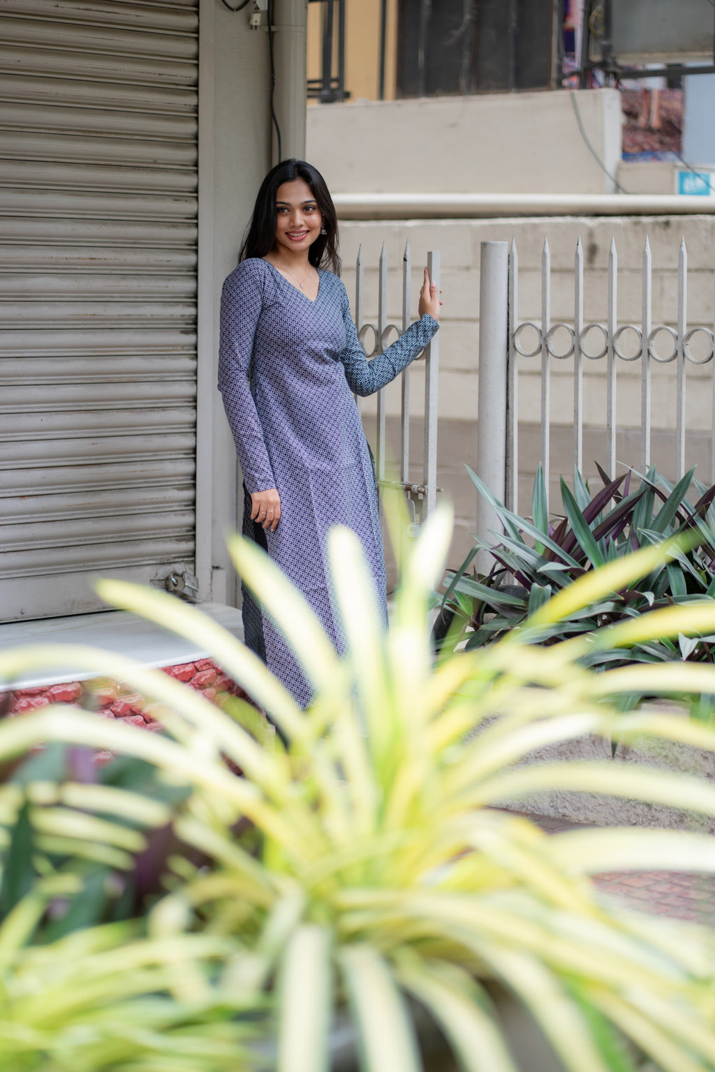 Kayal Handblock Printed Cotton Kurti