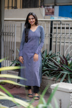 Kayal Handblock Printed Cotton Kurti