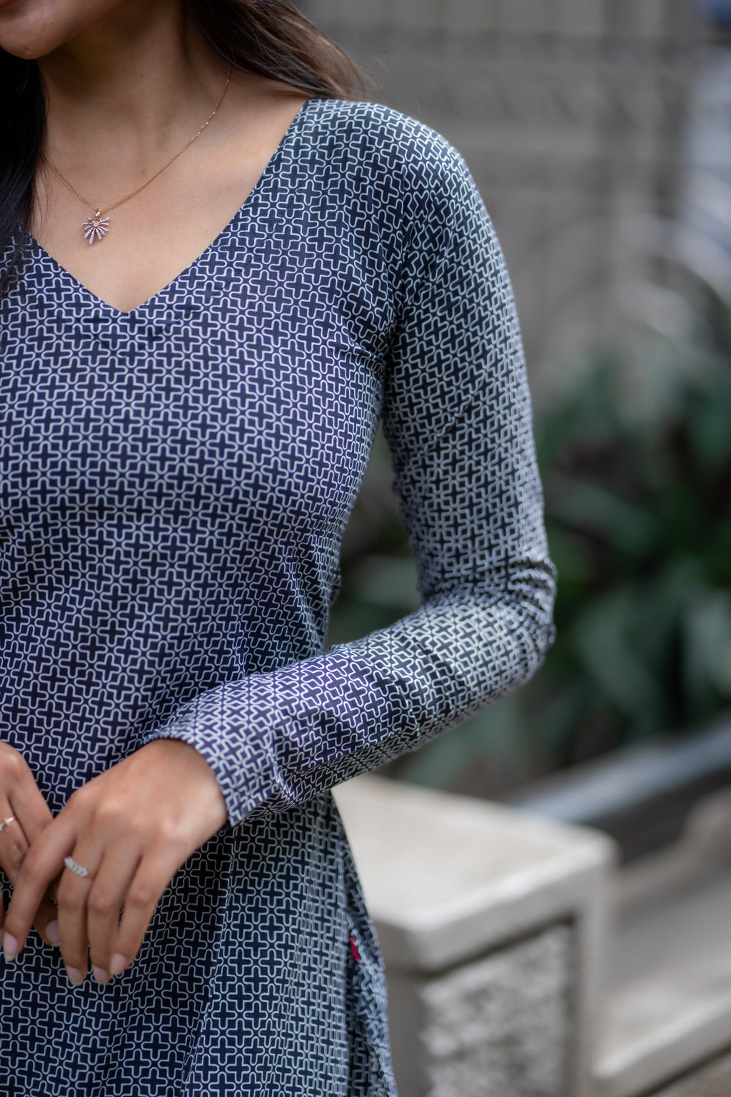 Kayal Handblock Printed Cotton Kurti