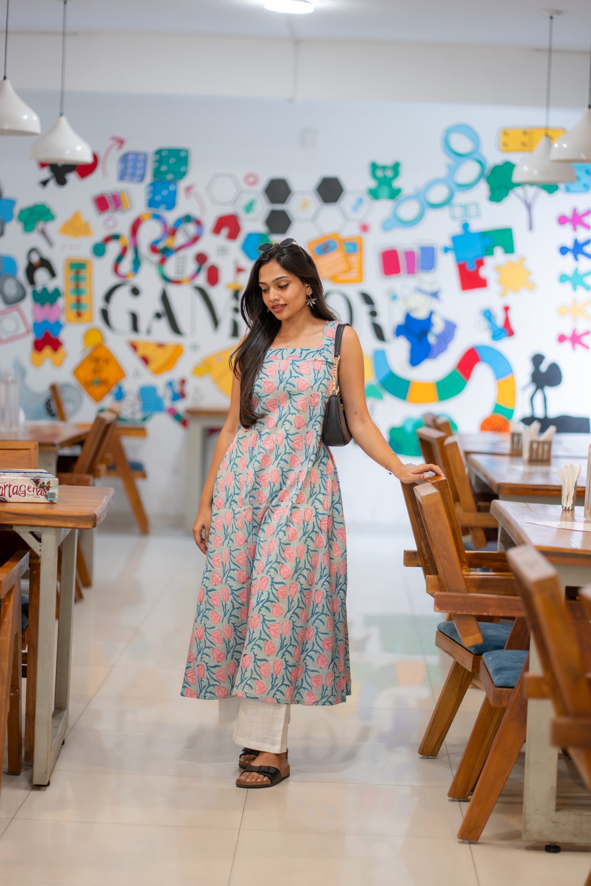 Alisha Handblock Printed Cotton Kurti