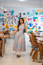 Alisha Handblock Printed Cotton Kurti