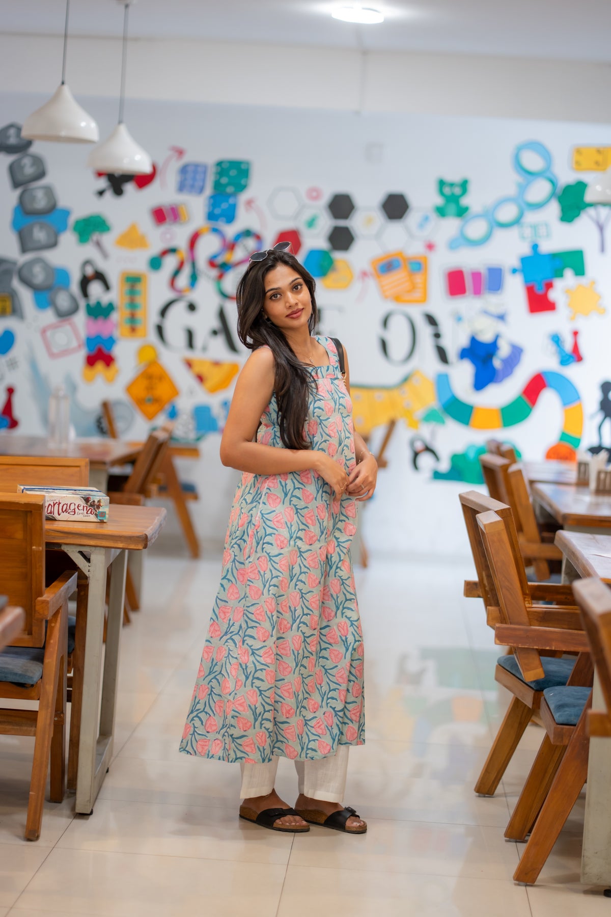 Alisha Handblock Printed Cotton Kurti