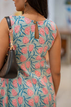 Alisha Handblock Printed Cotton Kurti