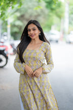 Athena Handblock Printed Cotton Kurti