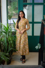 Pooja Handblock Printed Cotton Kurti
