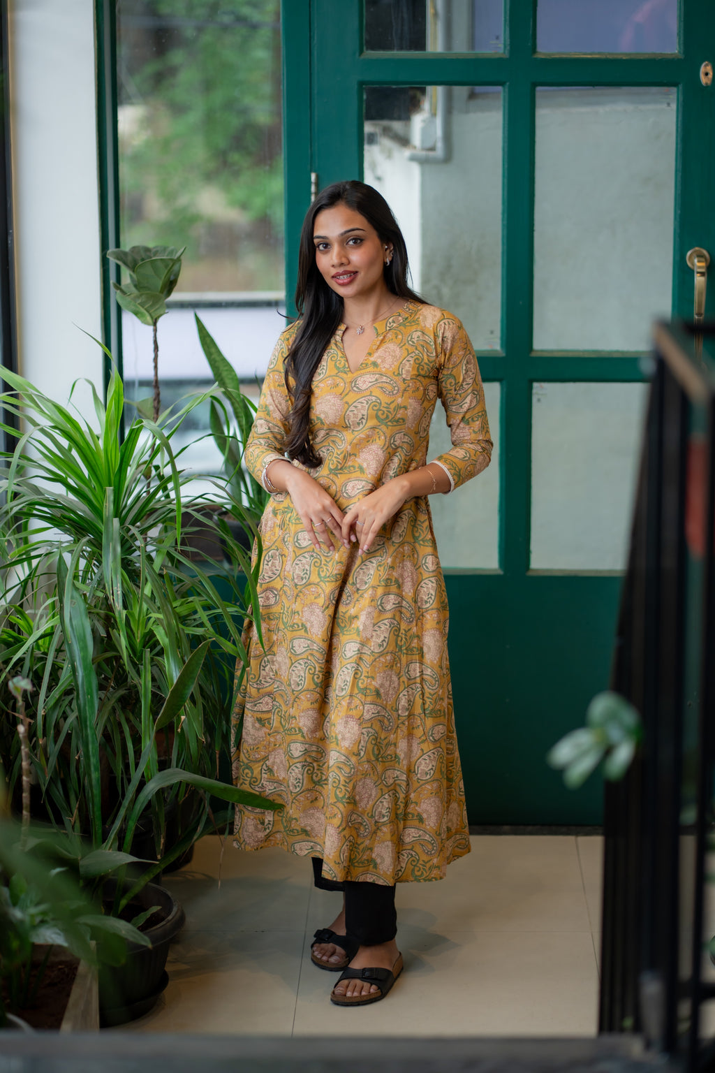 Pooja Handblock Printed Cotton Kurti
