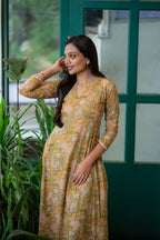 Pooja Handblock Printed Cotton Kurti