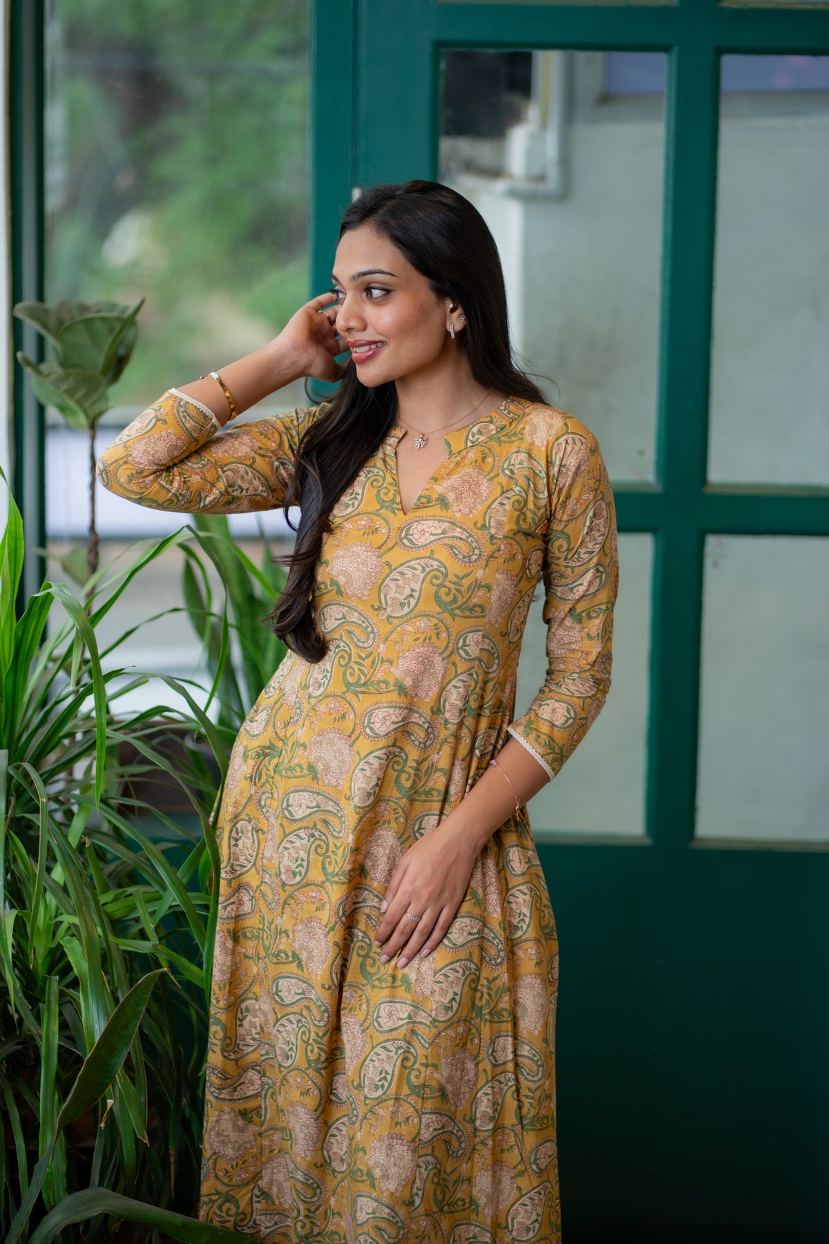 Pooja Handblock Printed Cotton Kurti