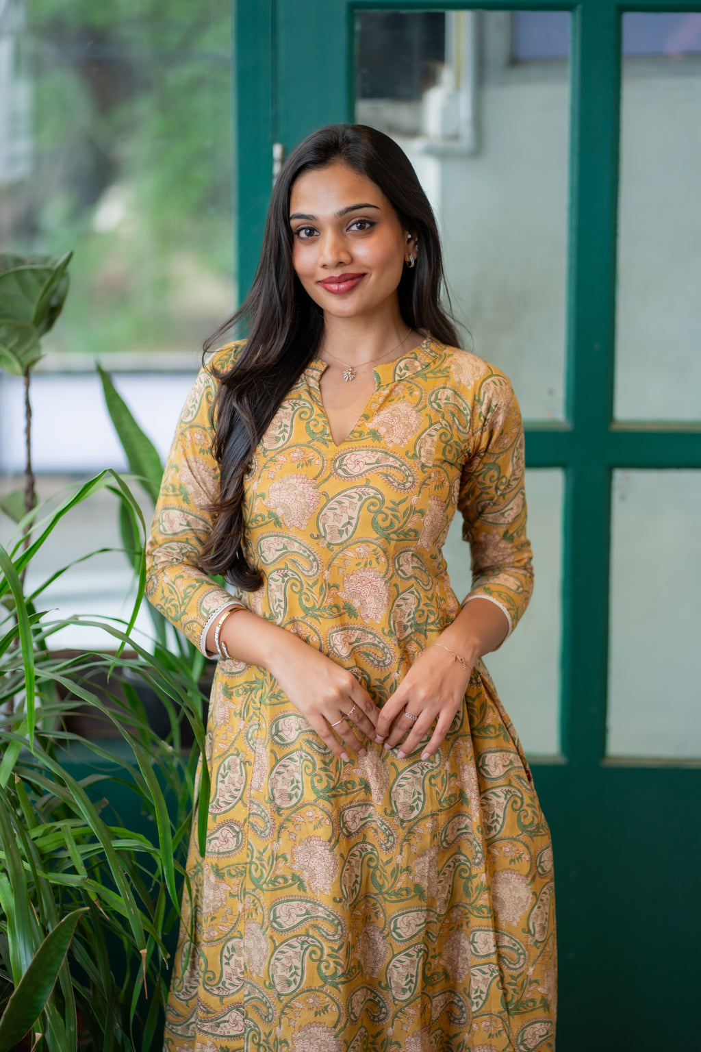 Pooja Handblock Printed Cotton Kurti