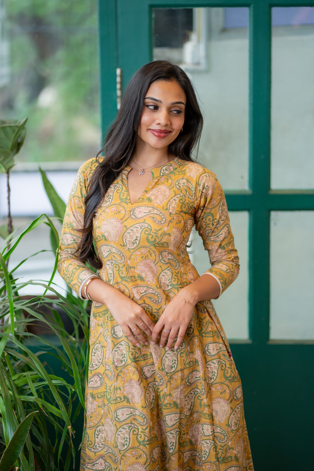 Pooja Handblock Printed Cotton Kurti