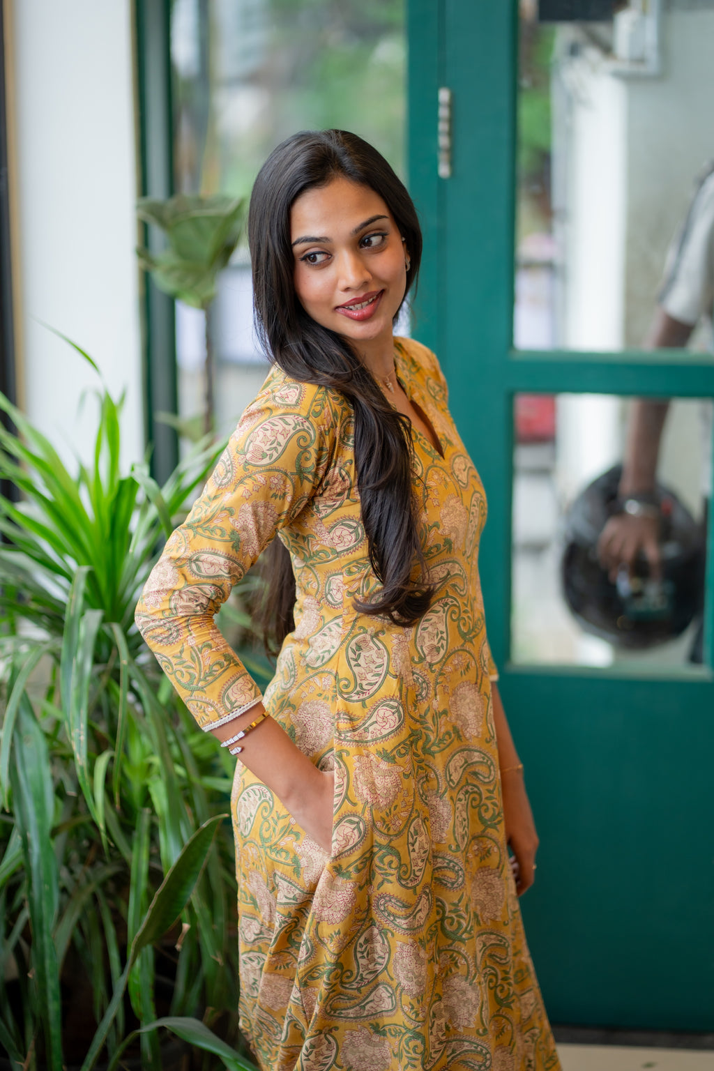 Pooja Handblock Printed Cotton Kurti