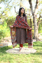 Jhilmil Anarkali Cotton Suit Set