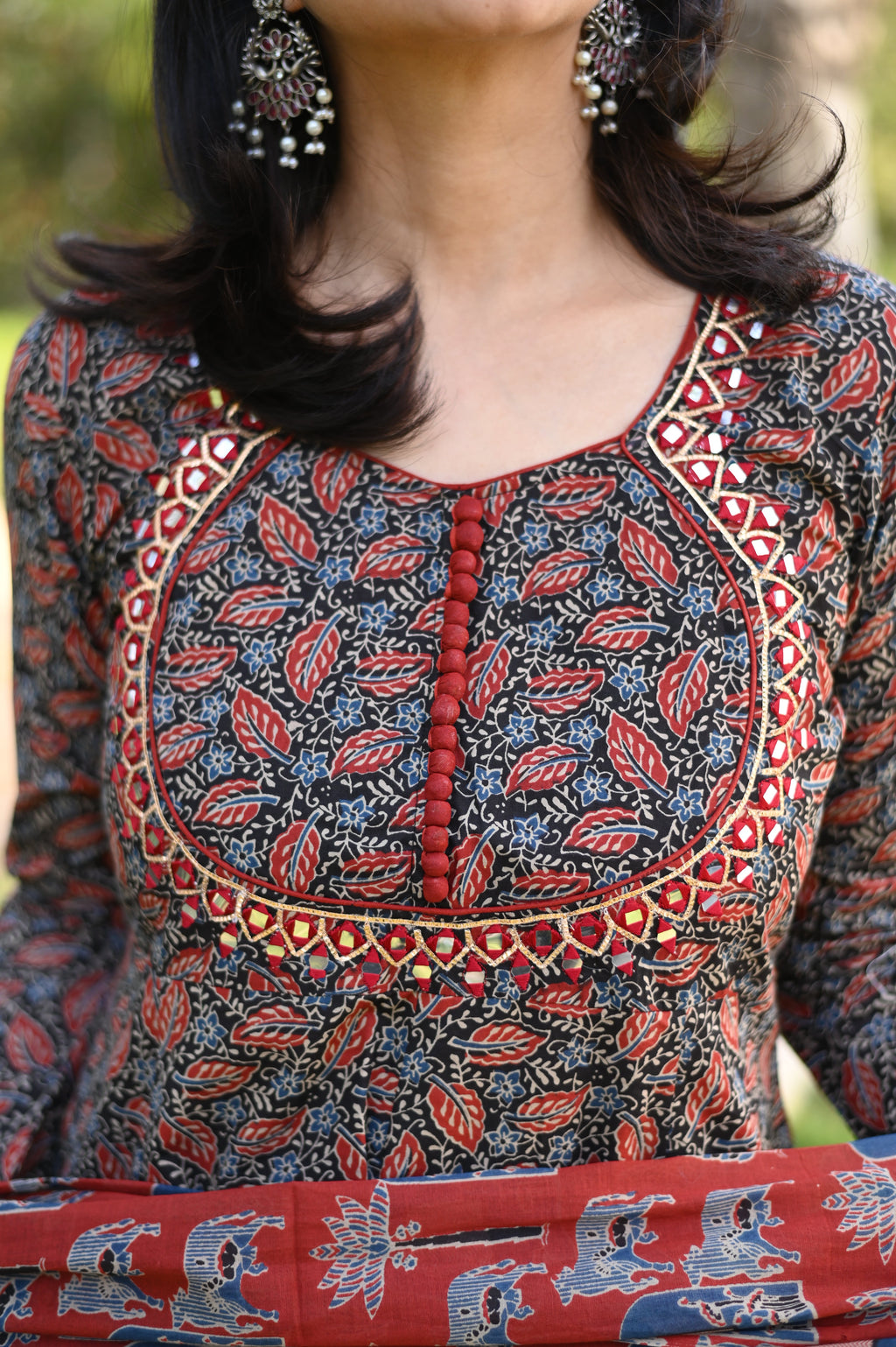 Jhilmil Anarkali Cotton Suit Set