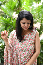 Raaji Sleevless kurta pant Dupatta set