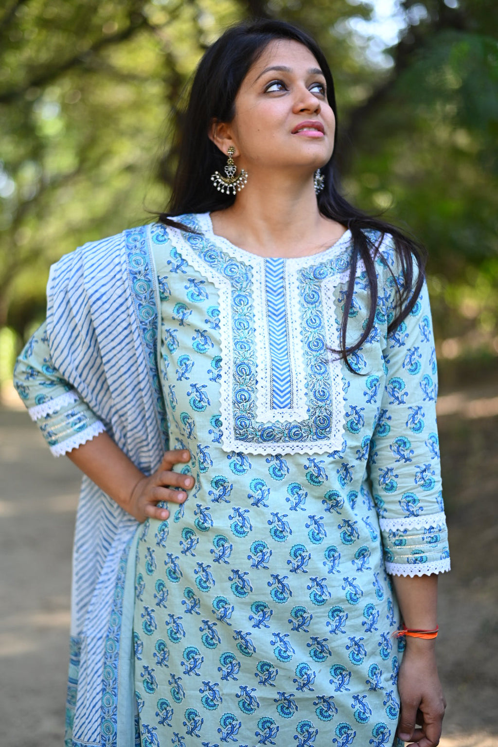 Ahoyi cotton sharara set