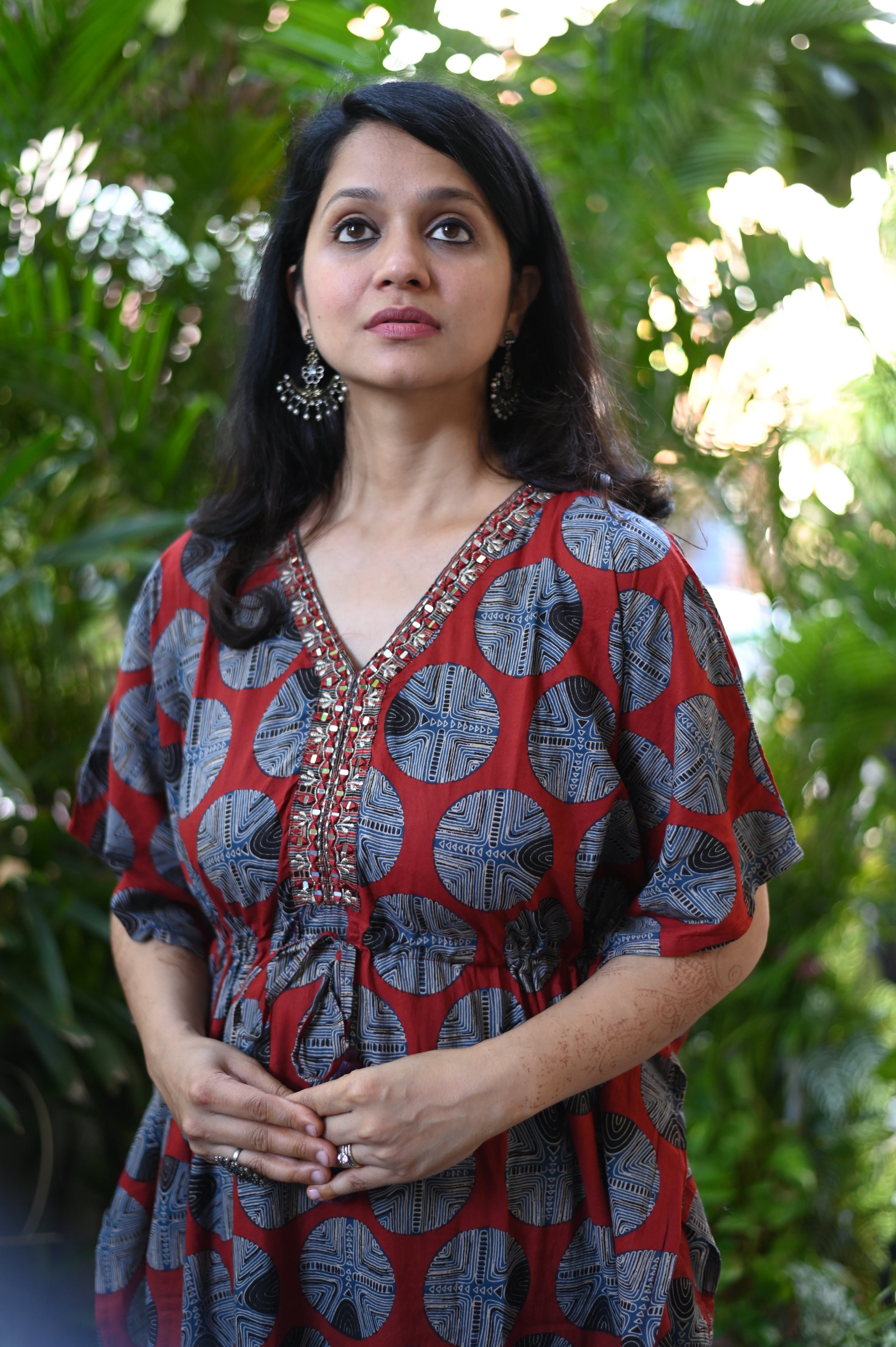 Aashri Cotton Kaftan Set