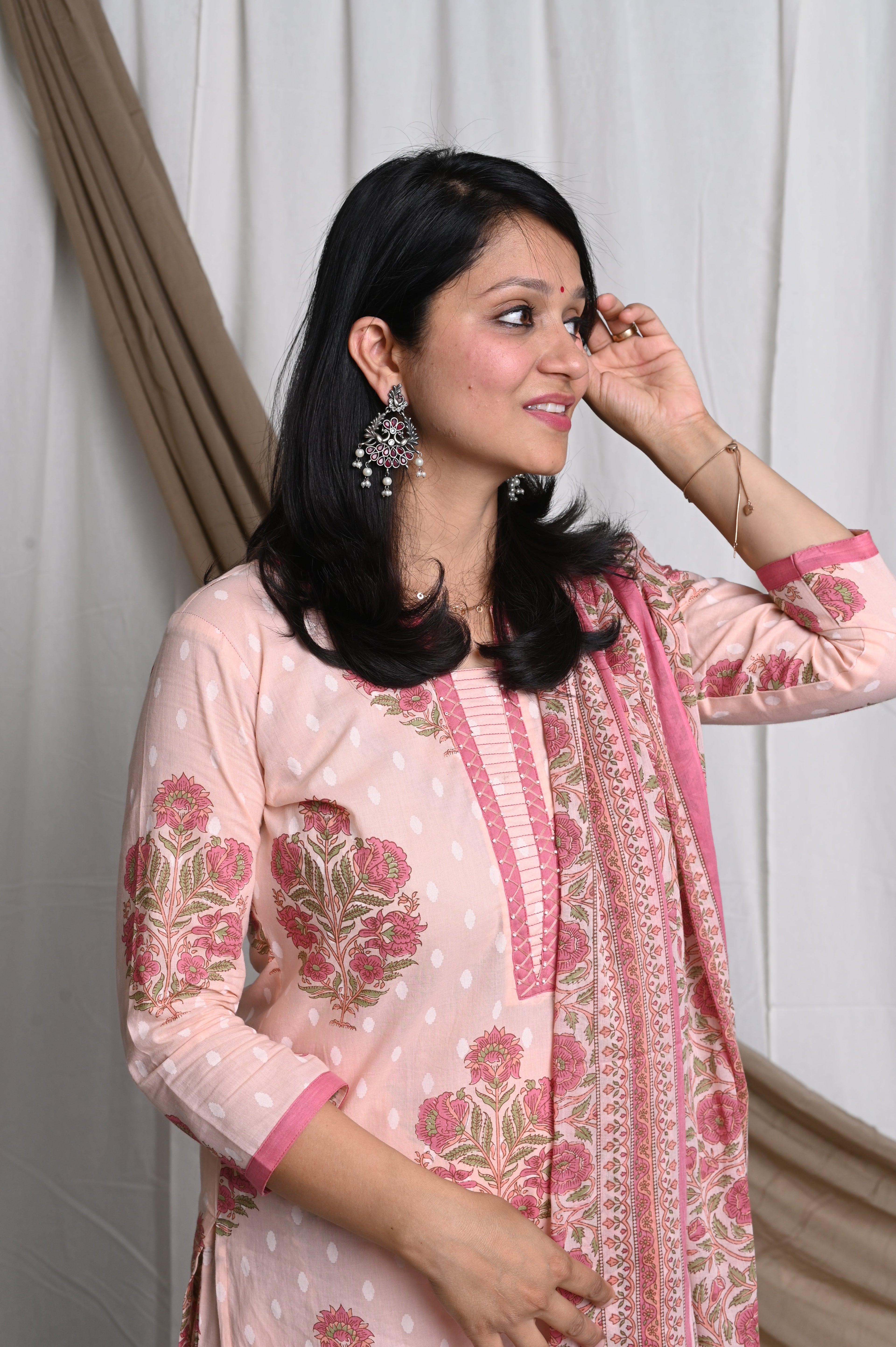 Zohra cotton suit set