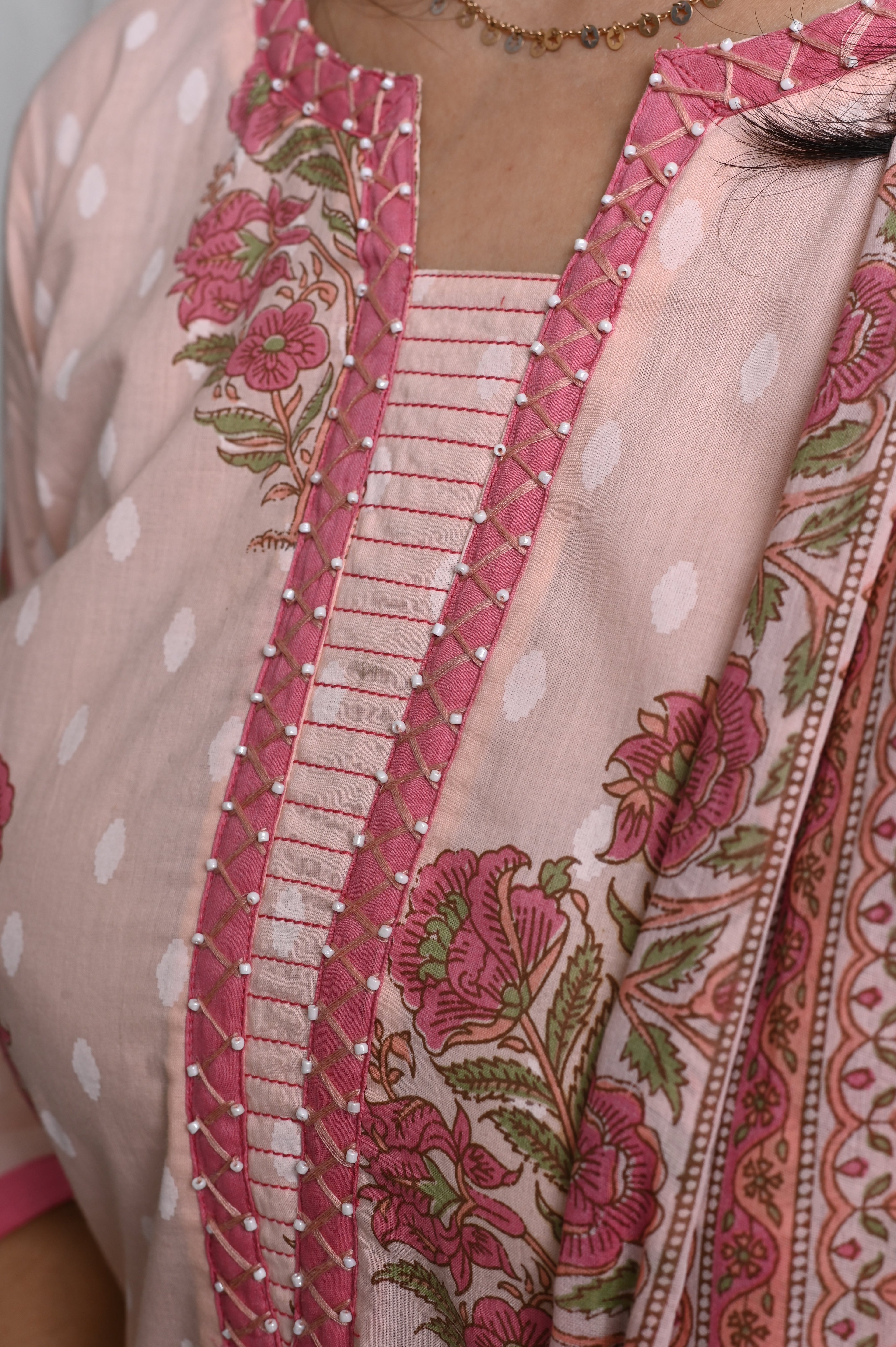 Zohra cotton suit set