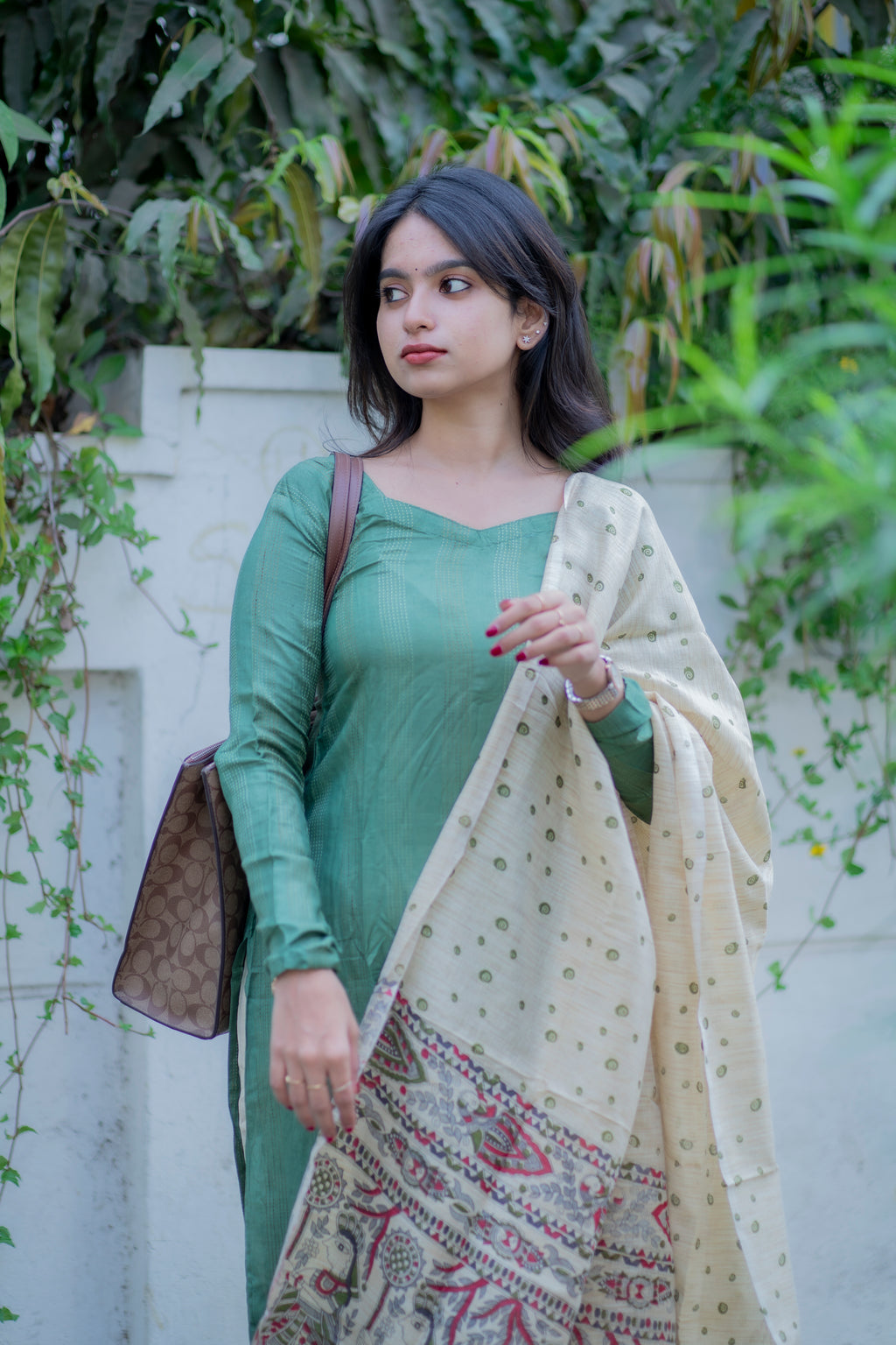 Shimona Silk Cotton Suit Set