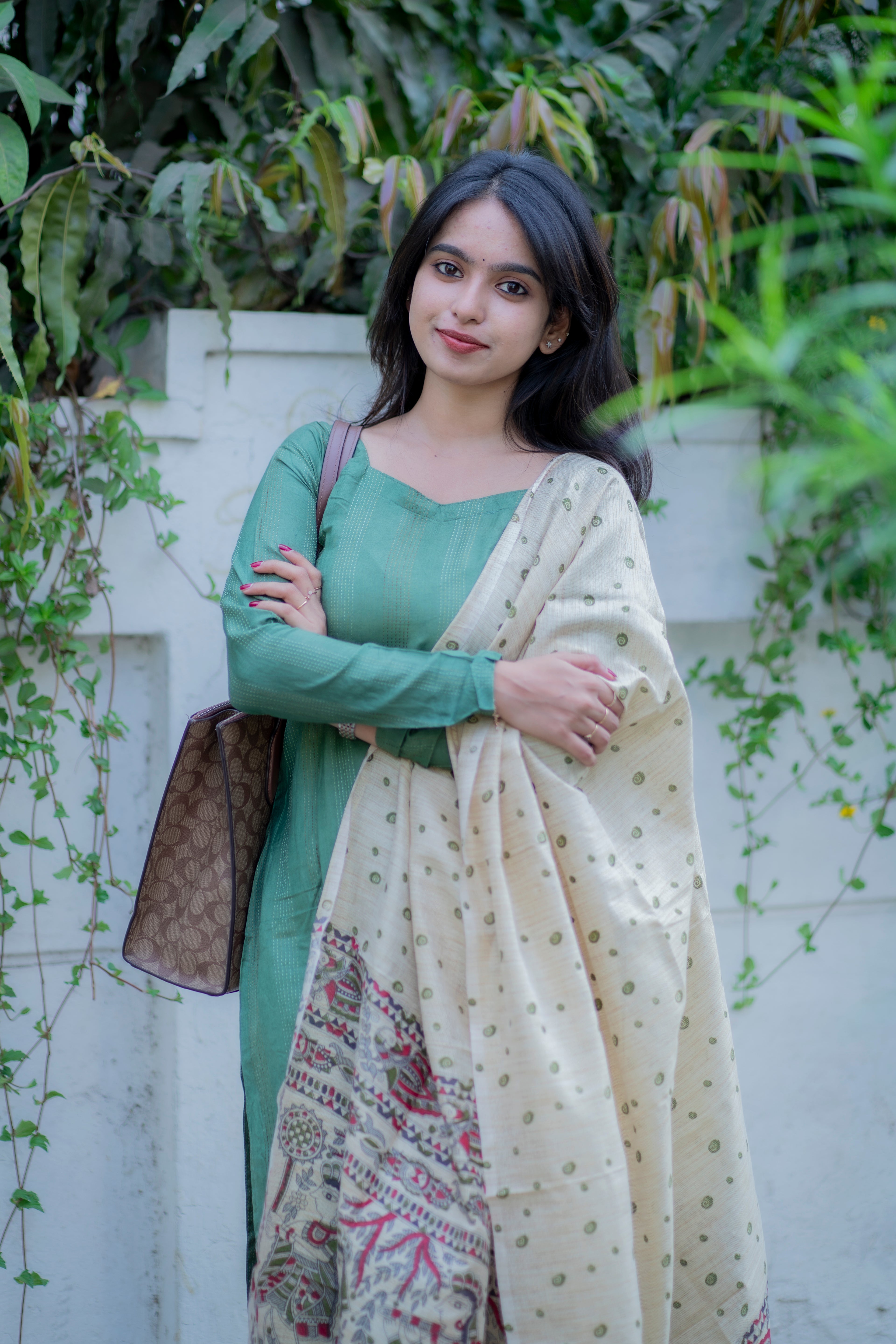 Shimona Silk Cotton Suit Set