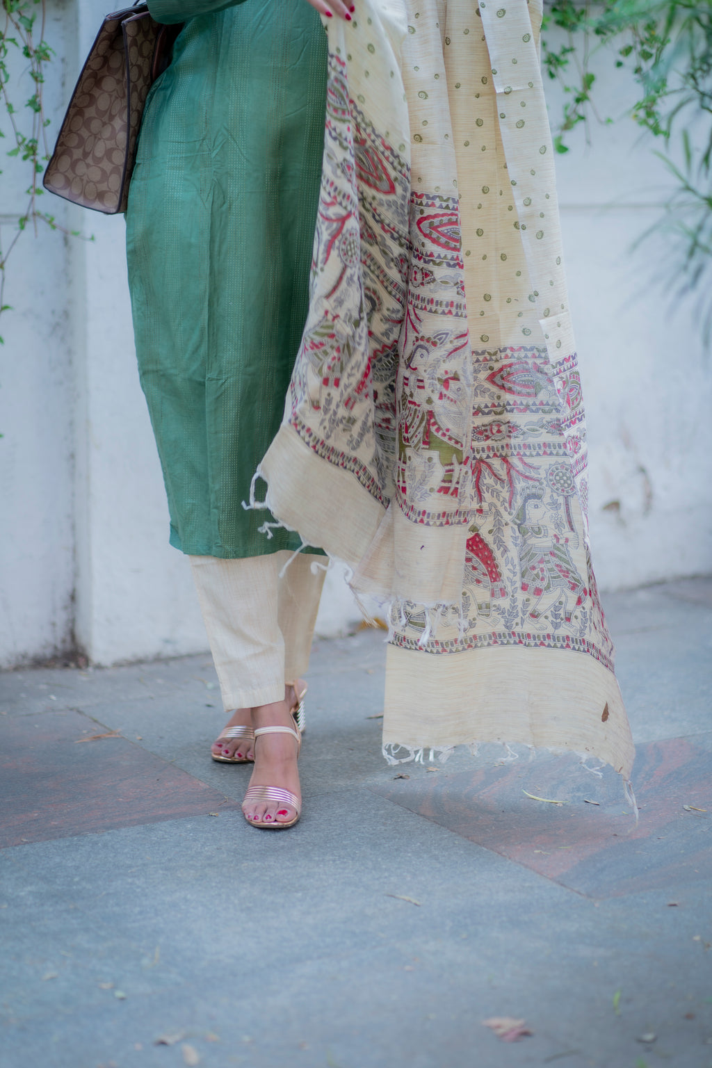 Shimona Silk Cotton Suit Set