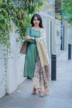 Shimona Silk Cotton Suit Set