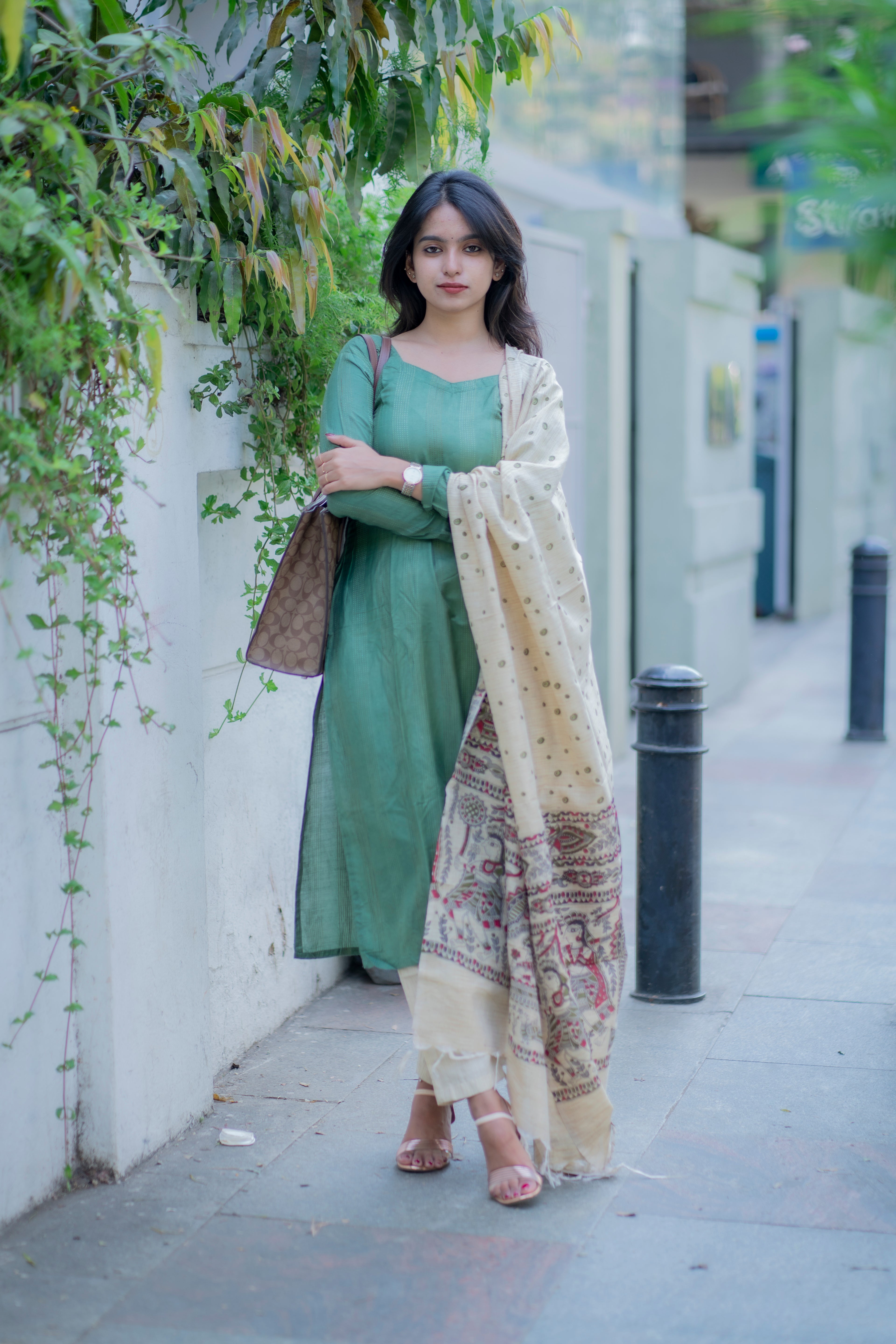 Shimona Silk Cotton Suit Set