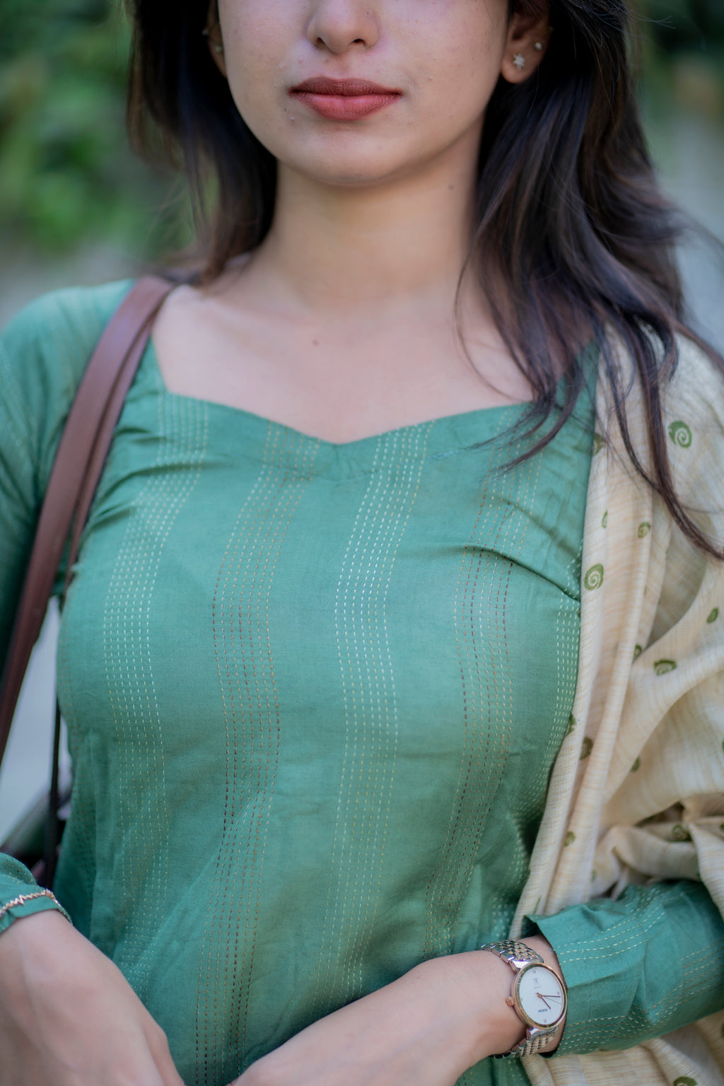 Shimona Silk Cotton Suit Set