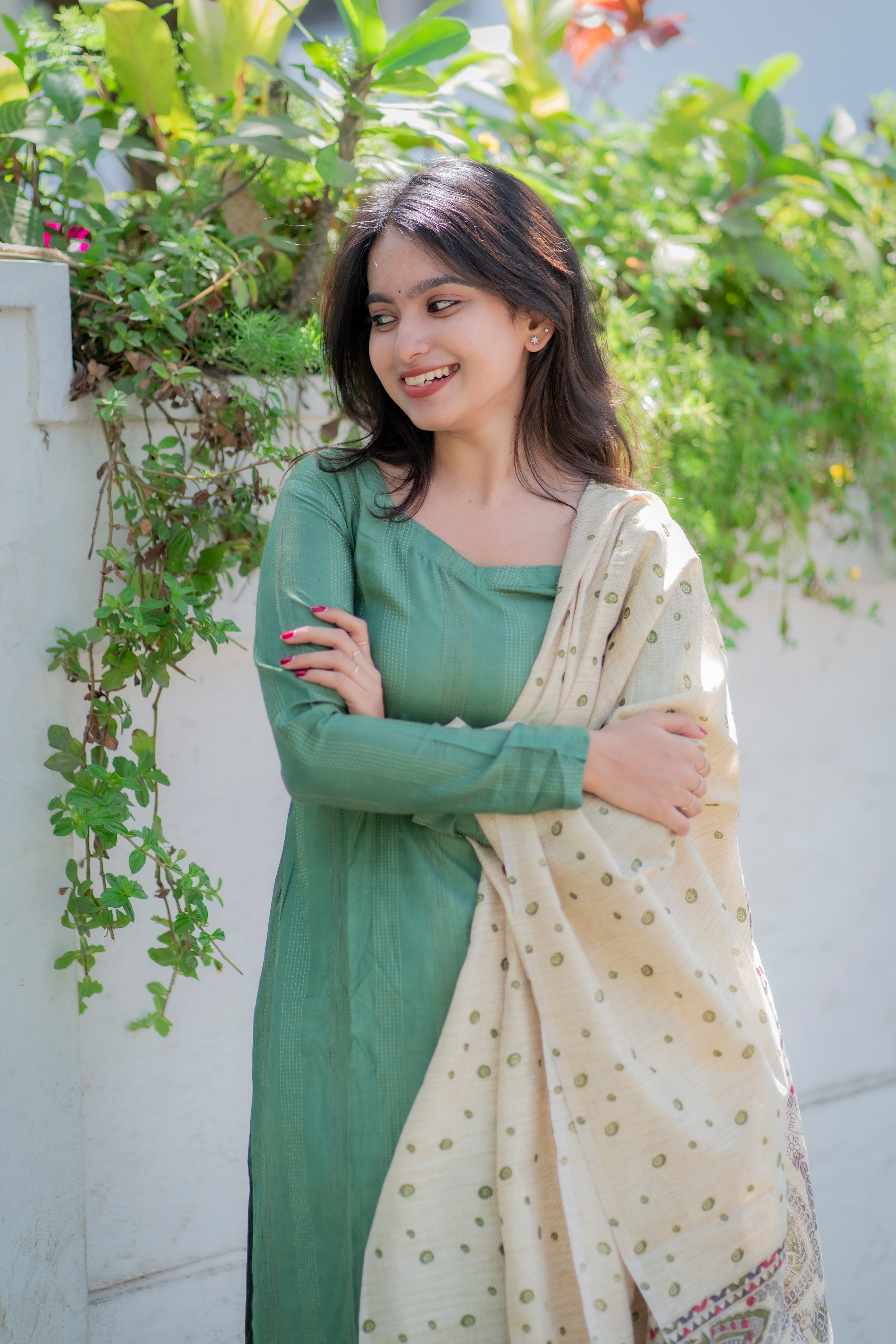 Shimona Silk Cotton Suit Set