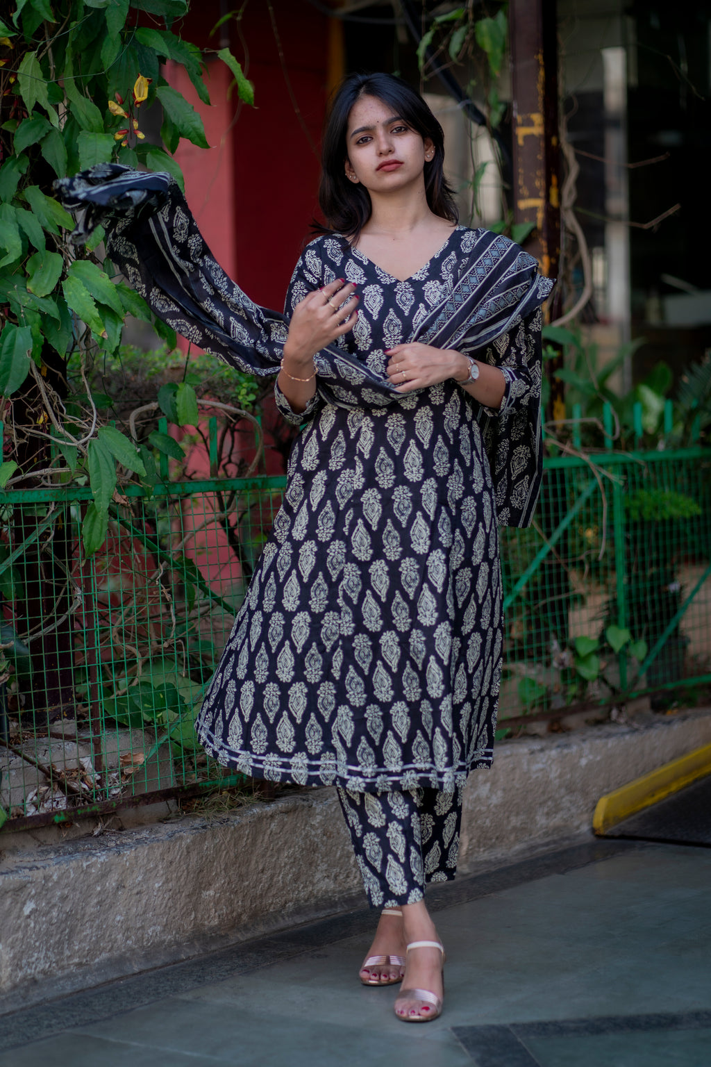 Thara Handloom cotton Suit Set