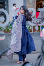 Roxy Handloom Cotton Anarkali Set