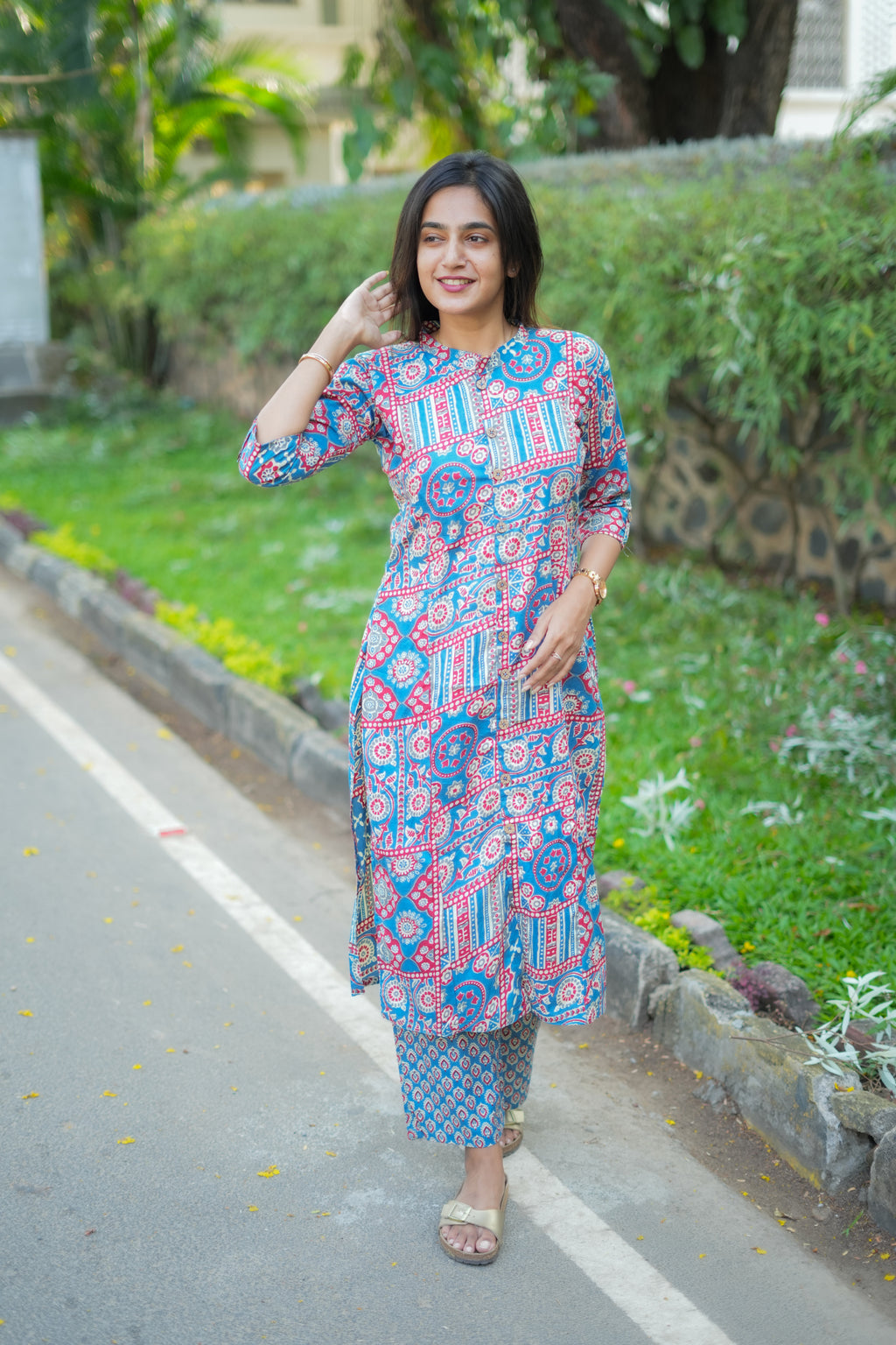 Shyla Cotton Kurta & Pant Set