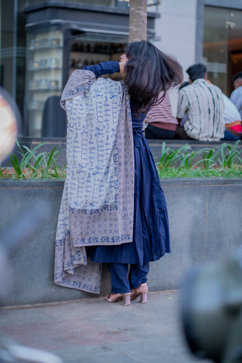 Roxy Handloom Cotton Anarkali Set