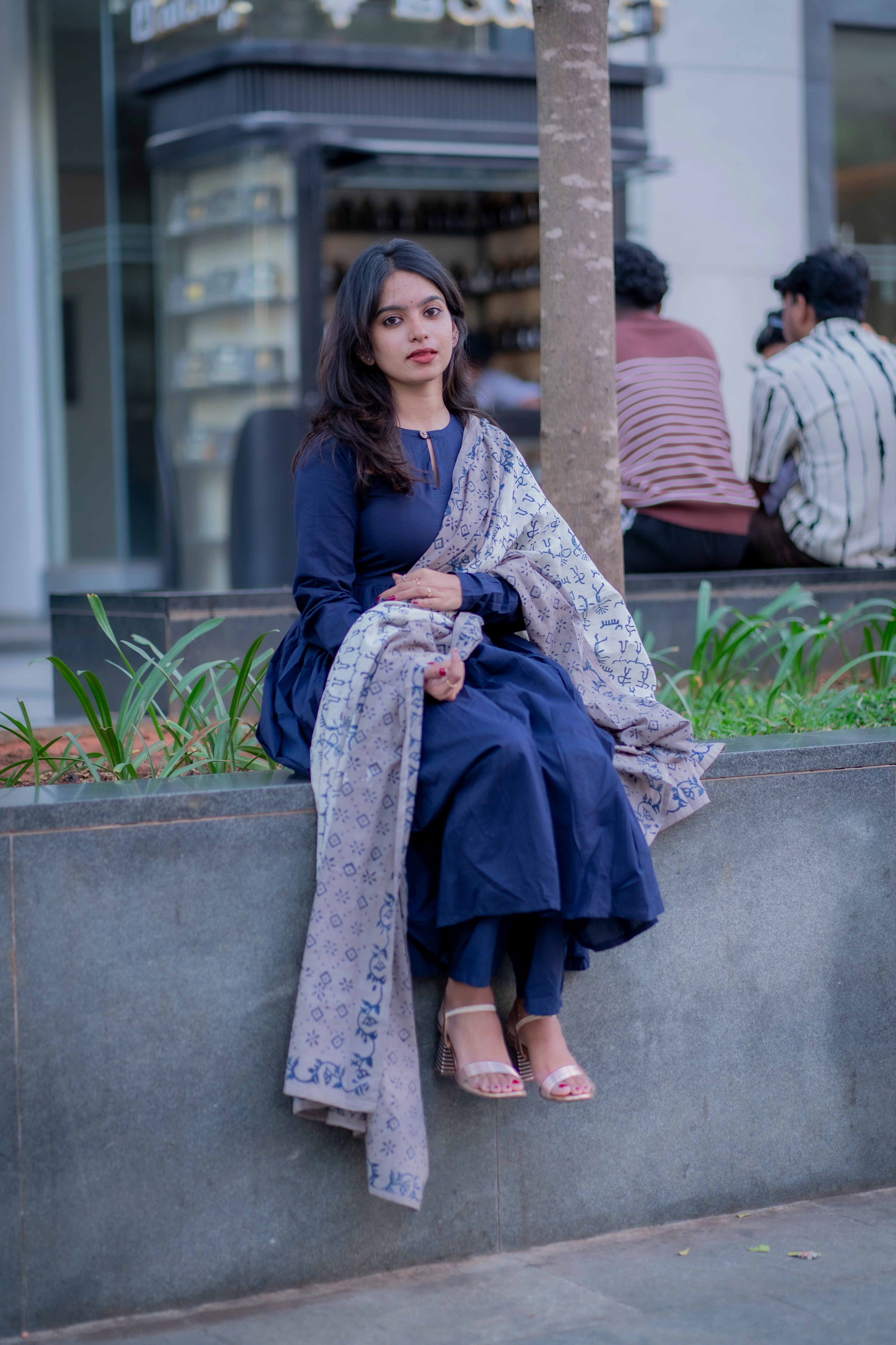 Roxy Handloom Cotton Anarkali Set