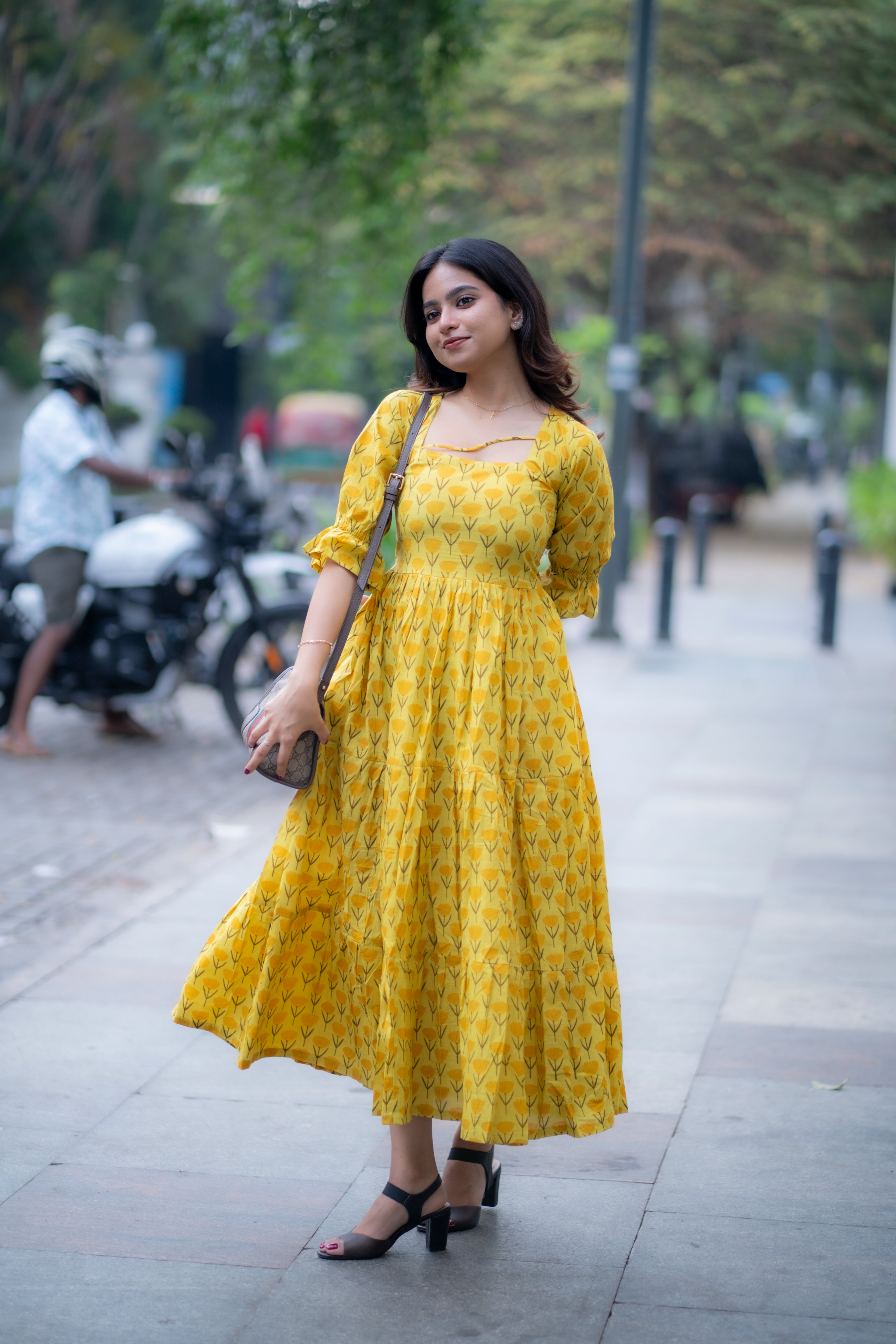 Preeti Lime Yellow Kurti