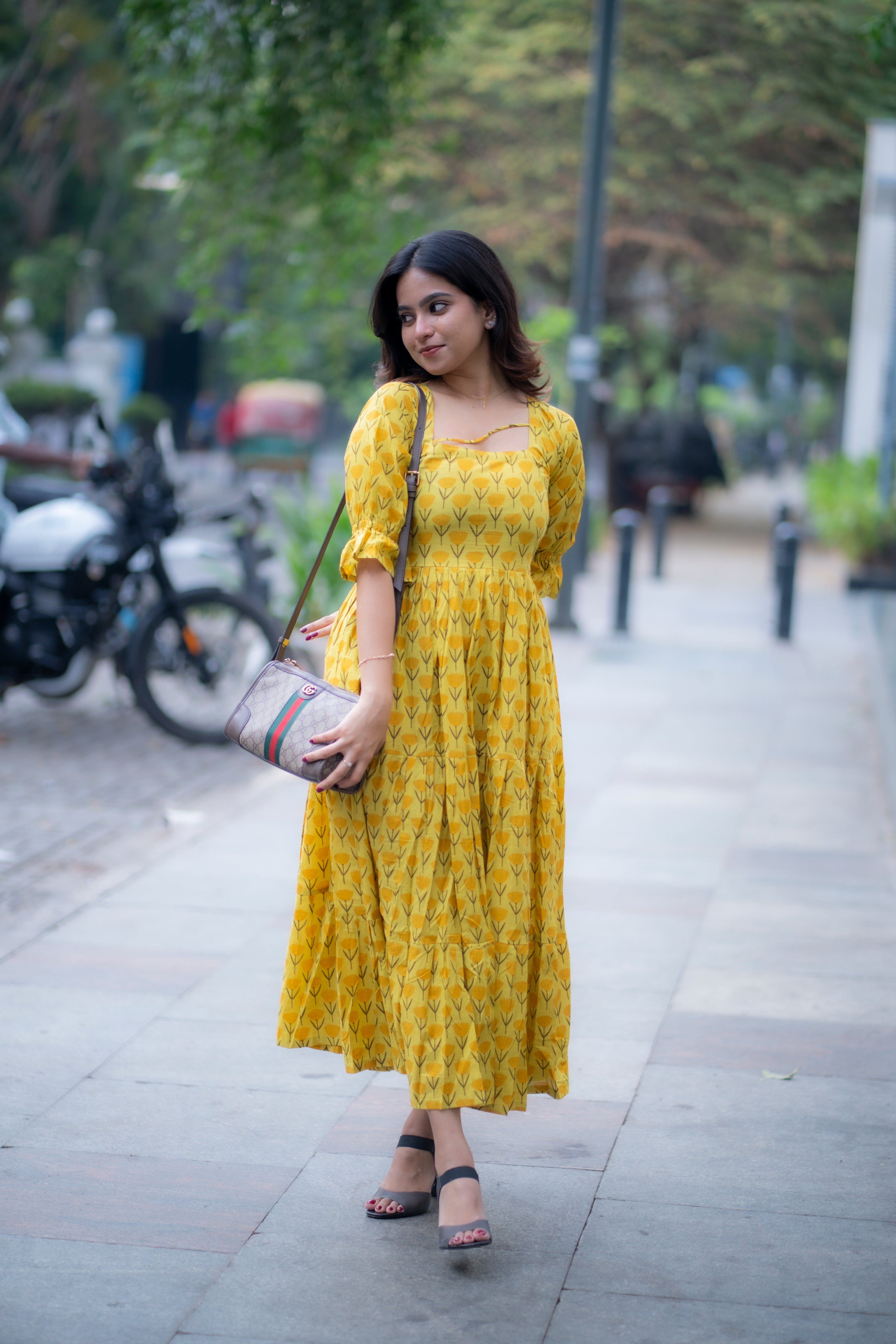Preeti Lime Yellow Kurti