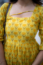 Preeti Lime Yellow Kurti
