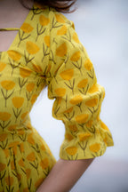 Preeti Lime Yellow Kurti