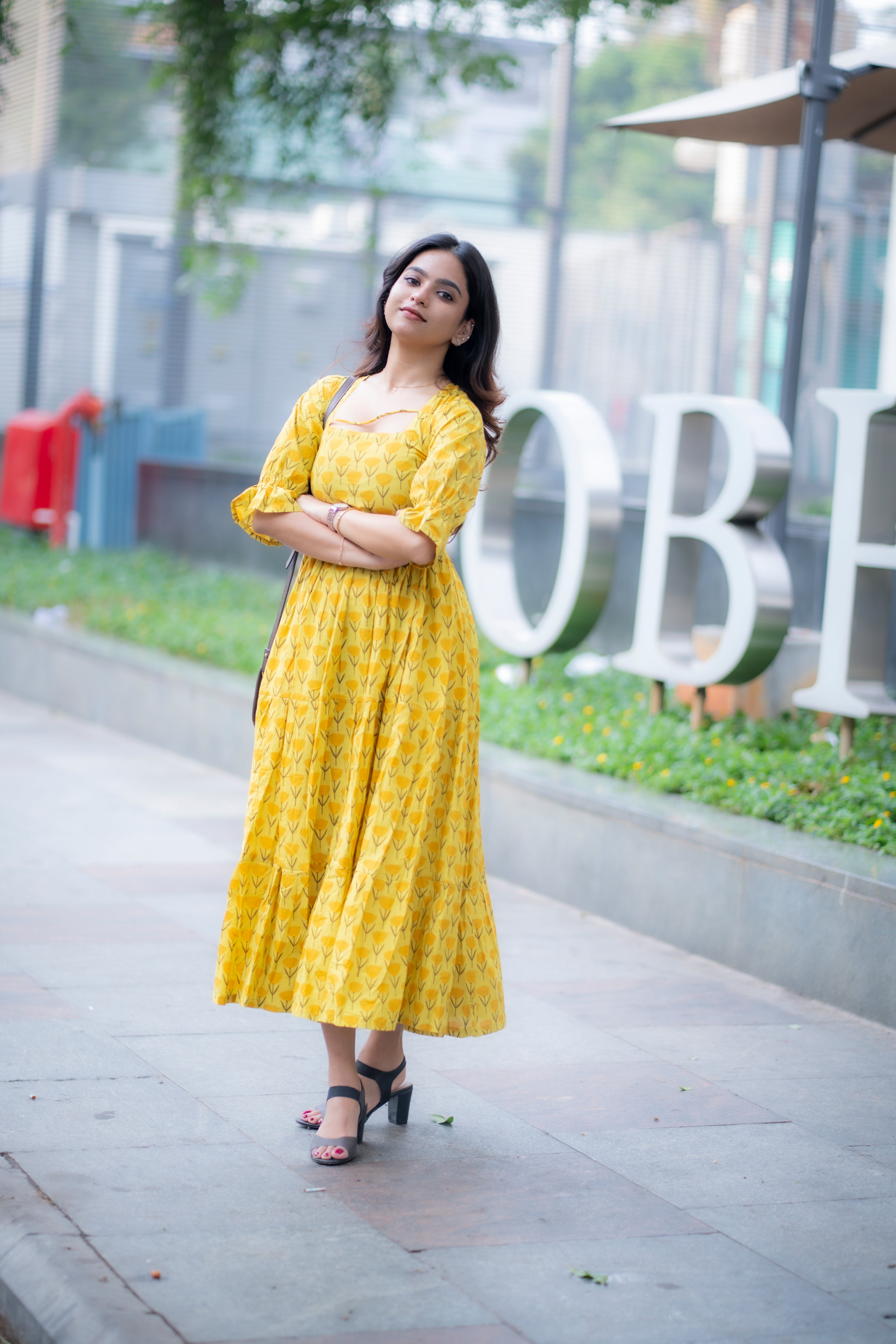 Preeti Lime Yellow Kurti