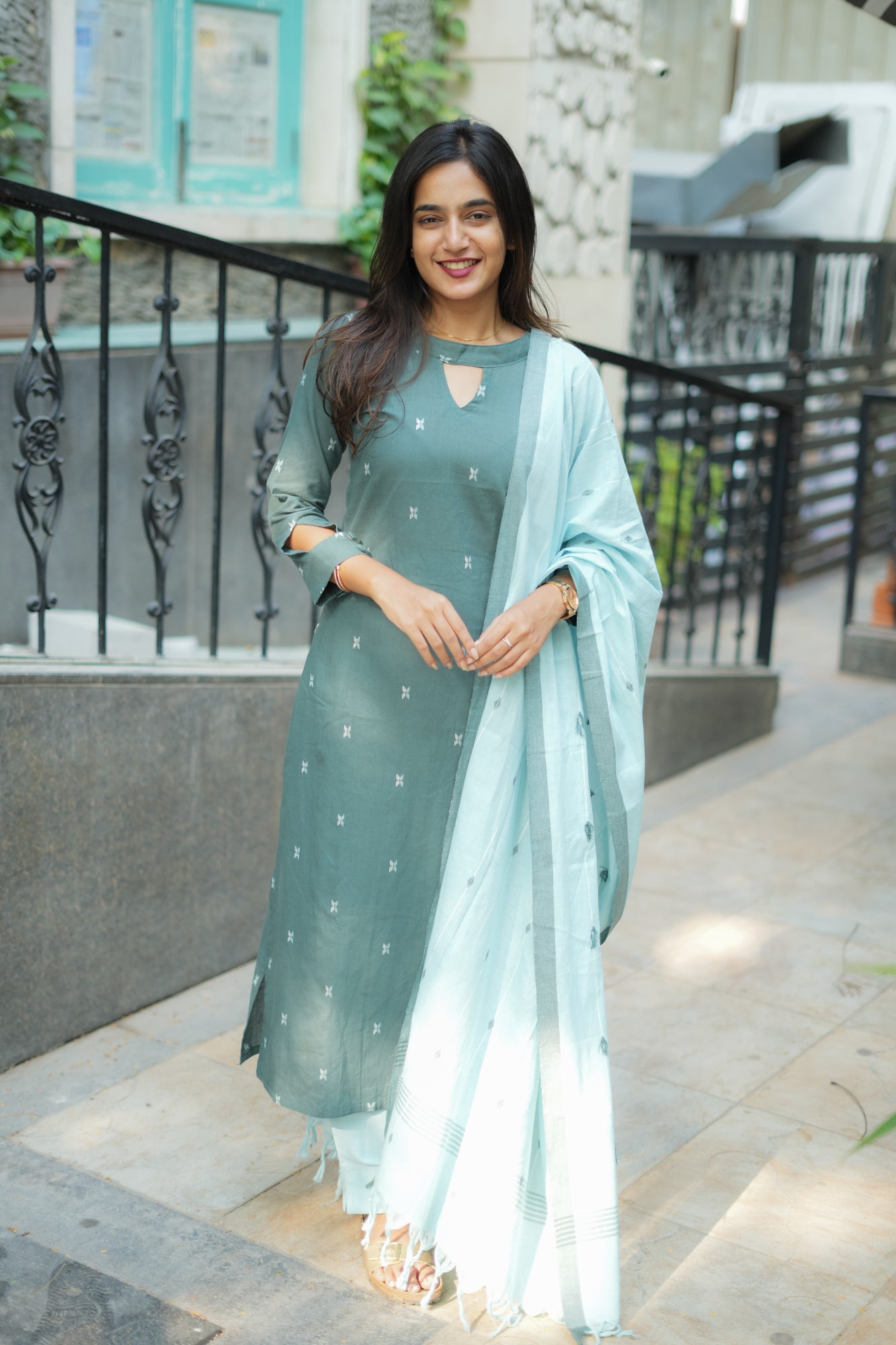 Senganthazh Cotton Suit Set