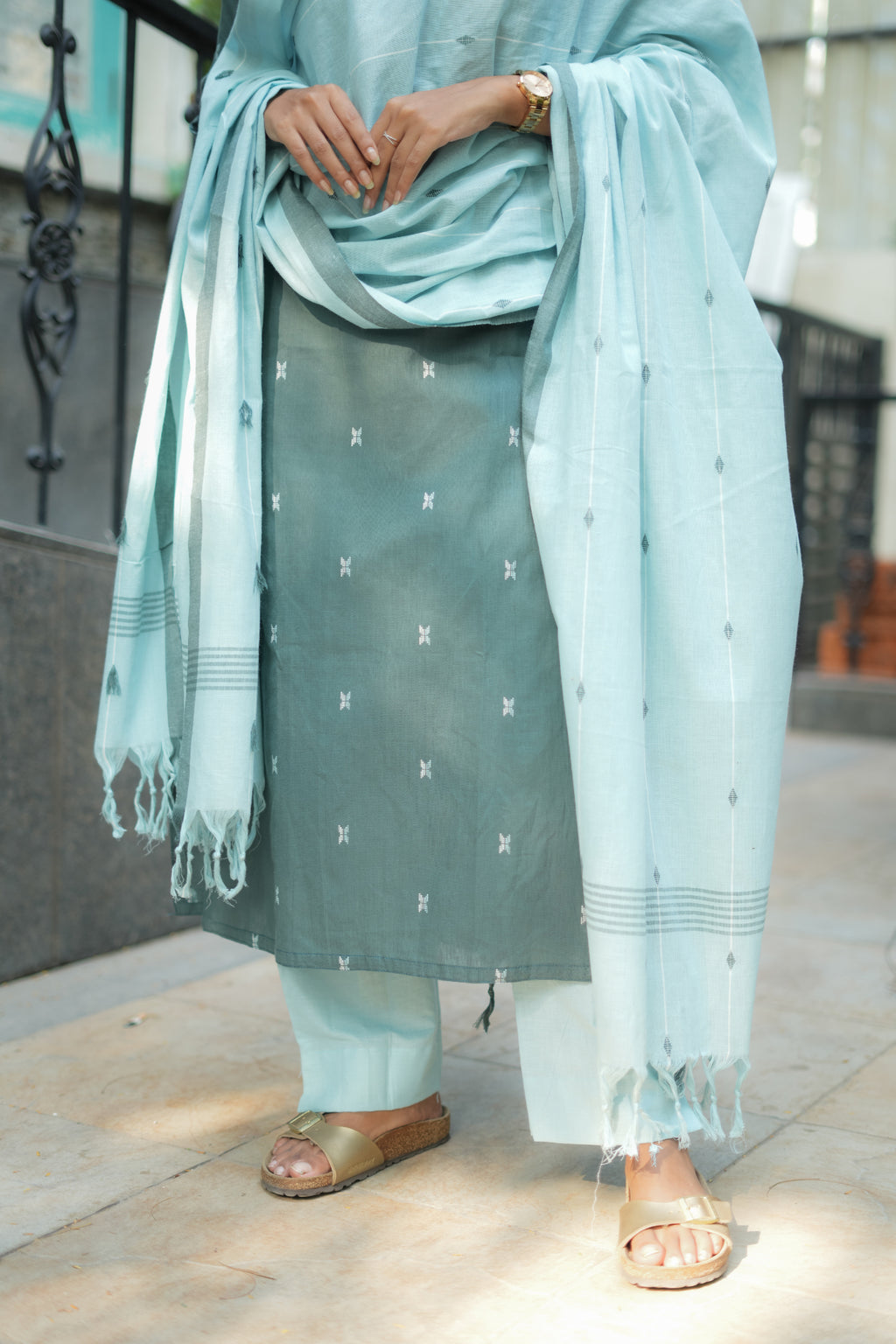 Senganthazh Cotton Suit Set