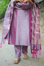 Varnika Semi Kanchi silk vegan Suit Set