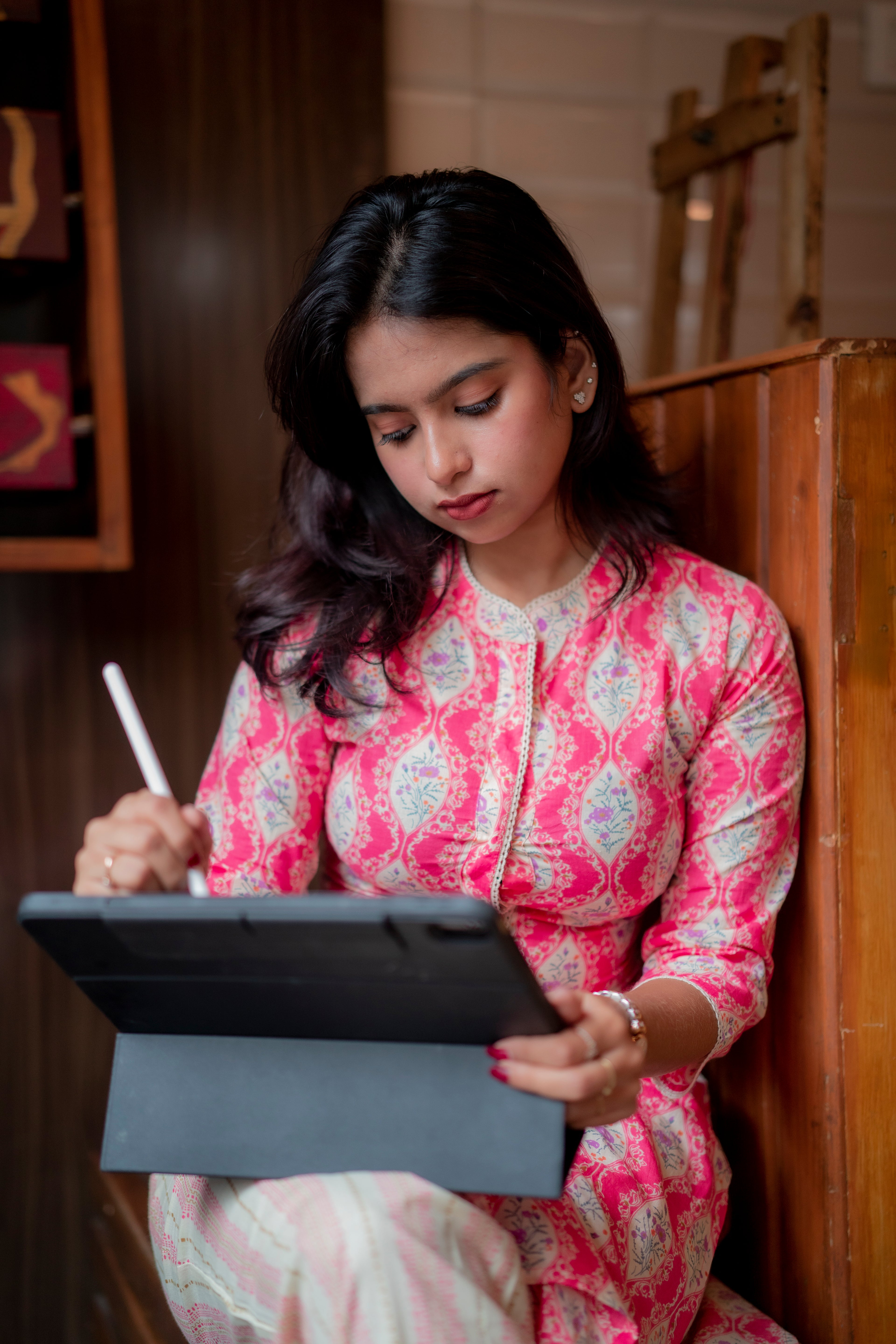 Aafita Cotton Kurta Pant Set